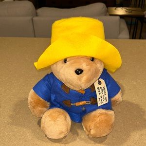 Vintage Paddington Bear Stuffed Animal